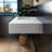 Chloe 47'' Wall Mounted Bathroom Sink Solid Surface Bathroom Vessel Sink with Overflow