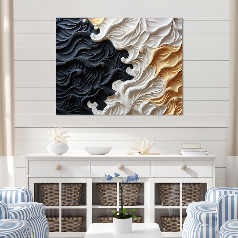 Minimalisme, beauté, sérénité, impression sur toile, Toile tendue, H 34 po x l 44 po x P 1,5 po