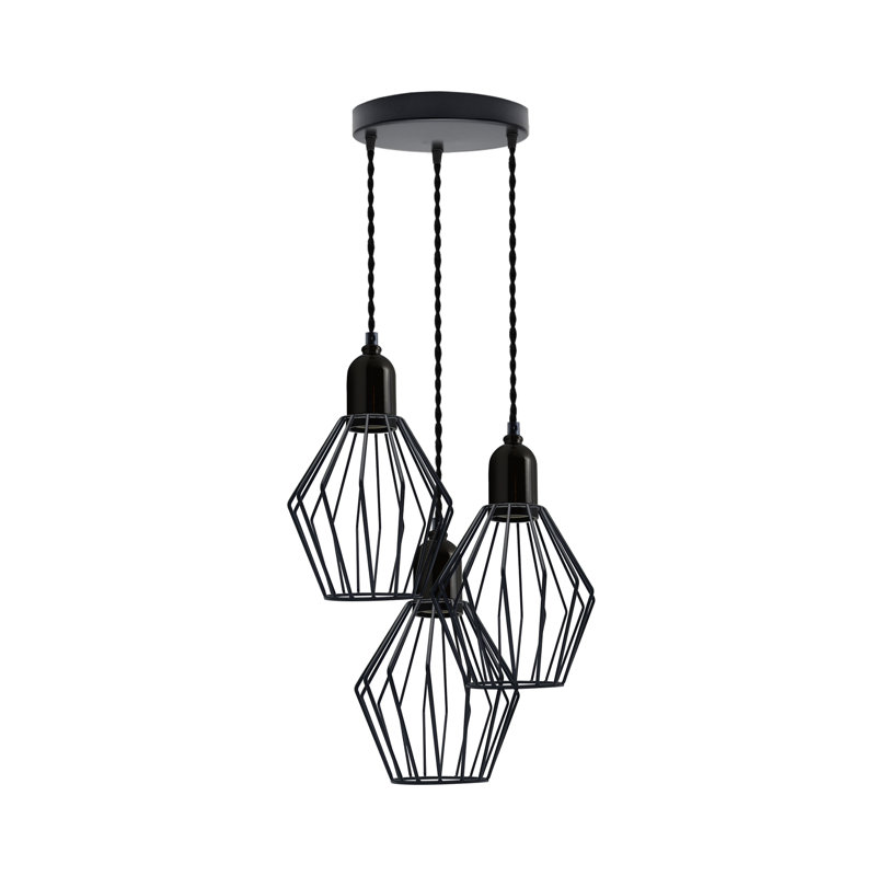3 - Light Black Pendant