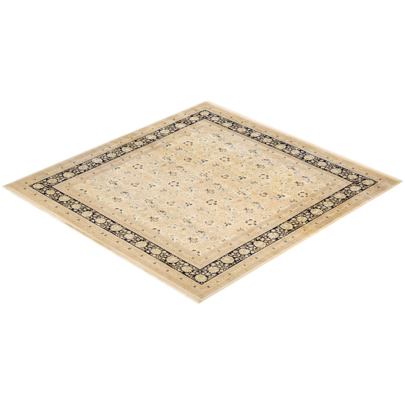 Classic One-of-a-Kind 9' 4" X 9' 6" Hand Knotted Area Rug