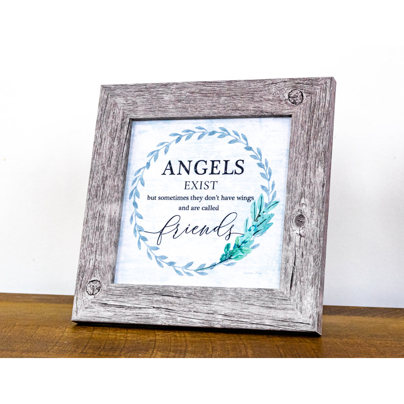 Angels Exist As Friends - impression sur cadre photo