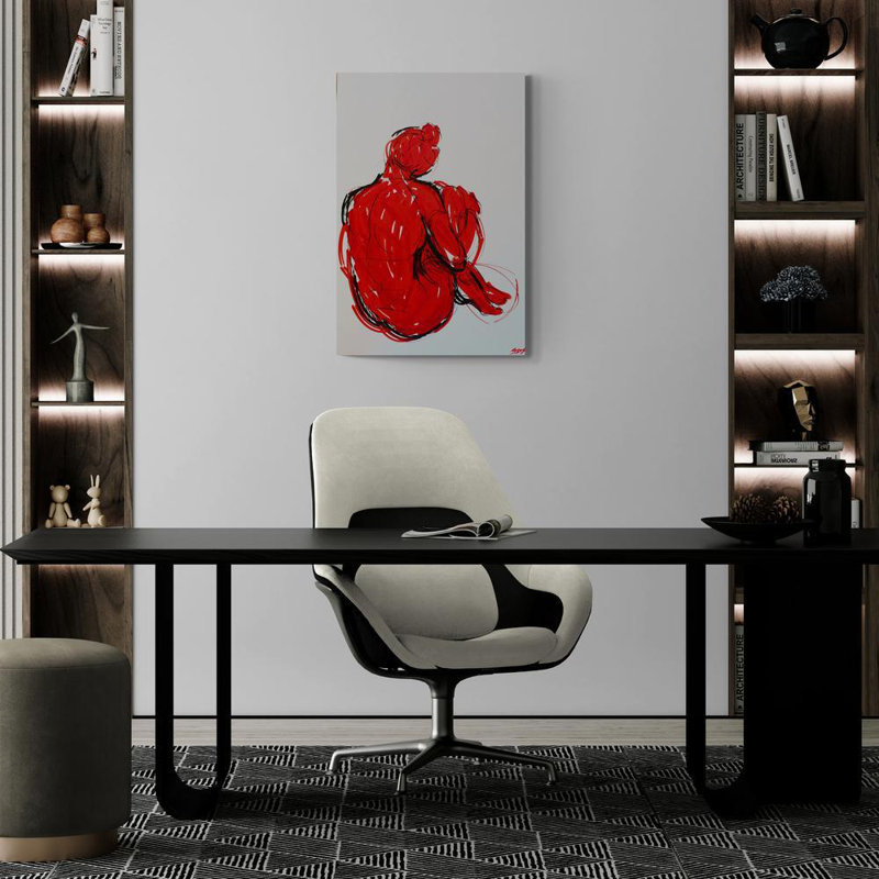 Red 40, 36" H x 24" W