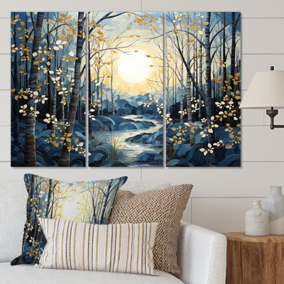 Birch Woods Mystic Moonlight V 3 pièces