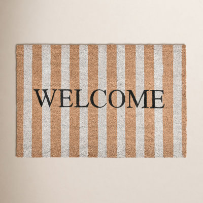 Non-Slip Striped Doormat