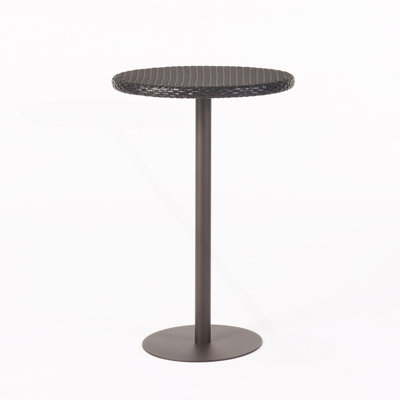Outdoor Round PE Rattan Bar Table, Patio Table