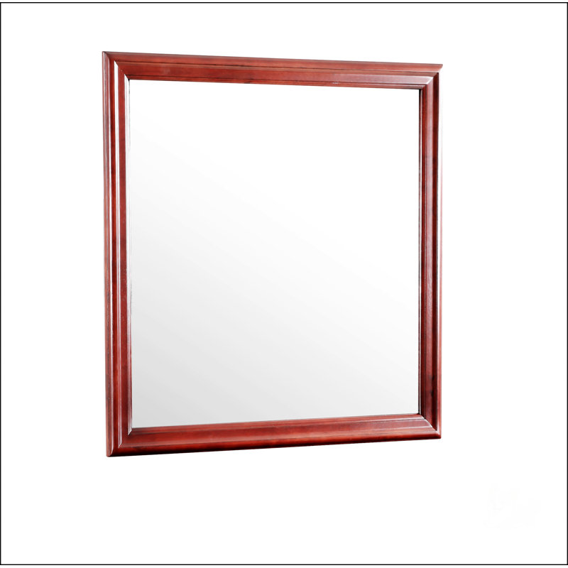 Miroir sophistiqué avec une finition chaleureuse pour ajouter une touche d'élégance et de fonctionnalité à votre décor intérieur