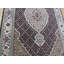 Tapis brun / gris noué à la main de conception unique 3 pi 1 po x 5 pi 4 po Harrogate