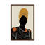 Black Hair X by Domonique Brown - Print on Canvas-1441801062-1441801063