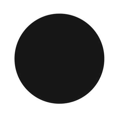 38.6" Inch Round Black Tempered Glass Table Top, 2/5" Thick, Beveled & Polished - Heat-, , Impact-, Ideal For Office, Hotel Tables Edge , Dining, Patio, Coffee
