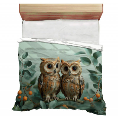 Owl Pair Animal Comforter