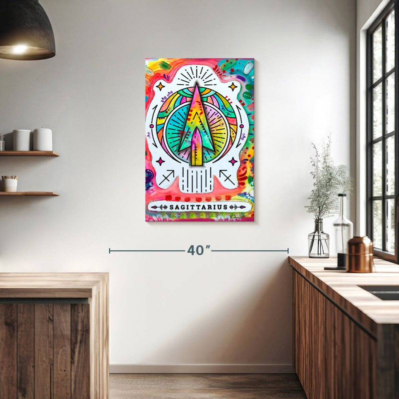 Adella Colorful Sagittarius, 36" H x 24" W