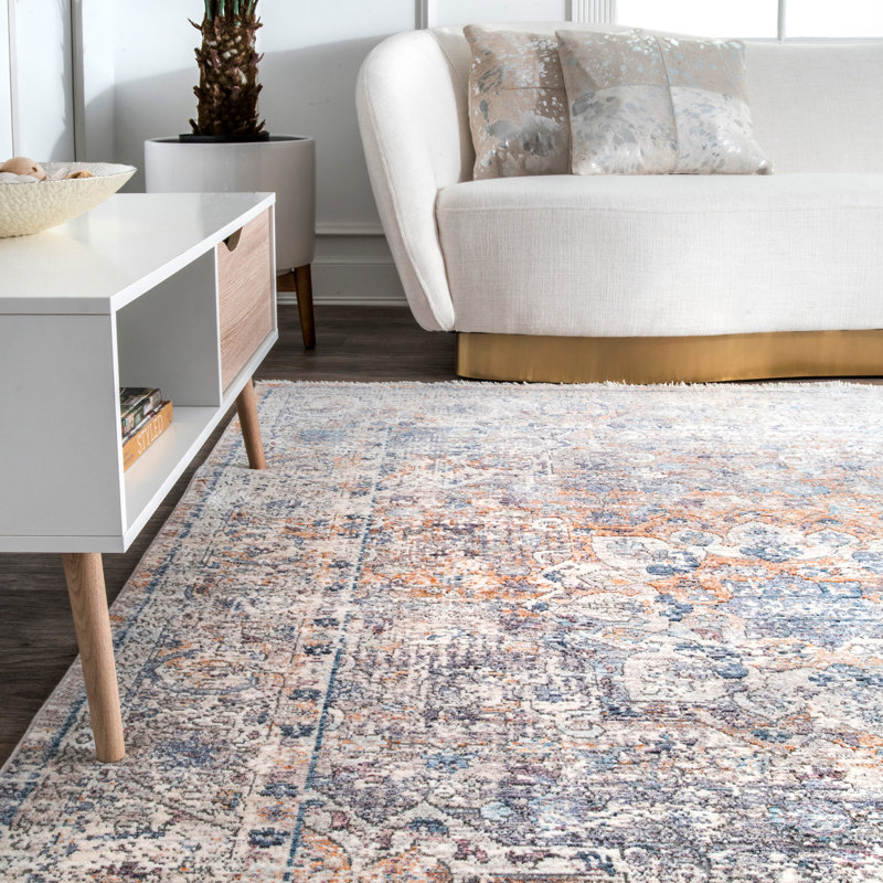 Grecia Viscose Oriental Indoor Rug, Rectangle 5'3" x 7'7"