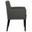 Asfiya Upholstered Dining Arm Chair Grey