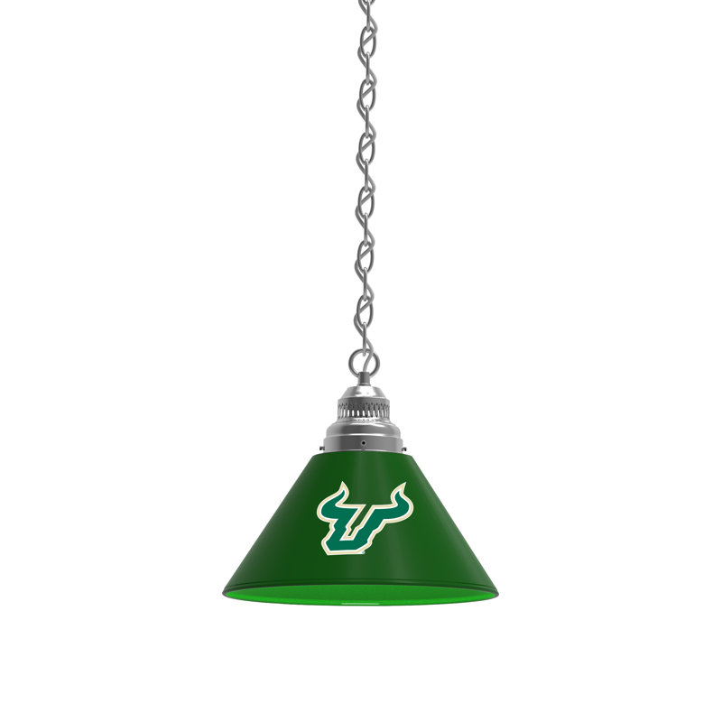 1 - Light Single Pendant, Chrome, South Florida Bulls