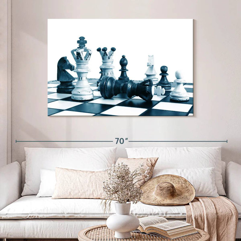 Senne Chess, 32" H x 48" W