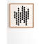 Tapis abstrait noir / blanc-53541483