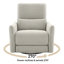 Fauteuil inclinable électrique pivotant rembourré Cadavid-1636859944