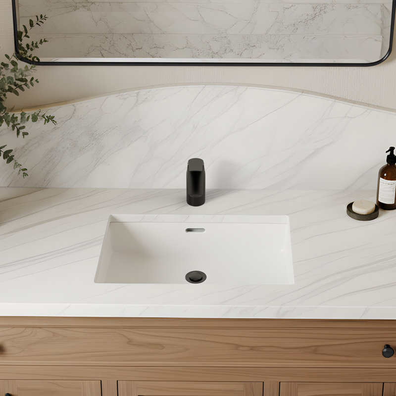 EVERSTEIN Basin Mixer Tap with Pop-Up Waste, Matte Black
