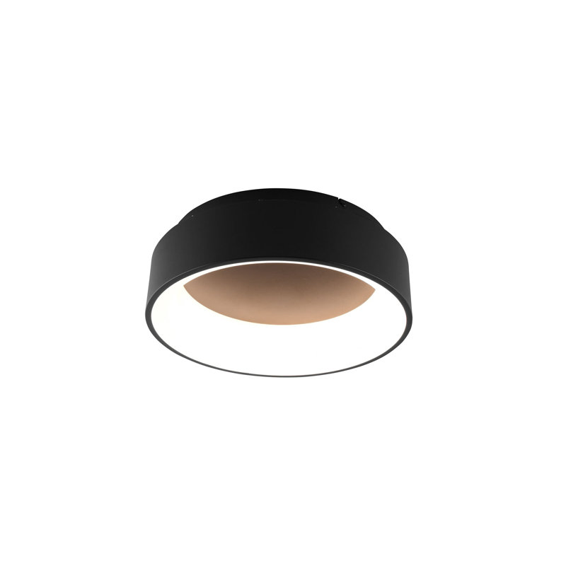 Candye LED Flush Mount, Black, 13Cm x 60Cm x 60Cm