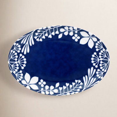 Bluefjord Oval Porcelain Platter