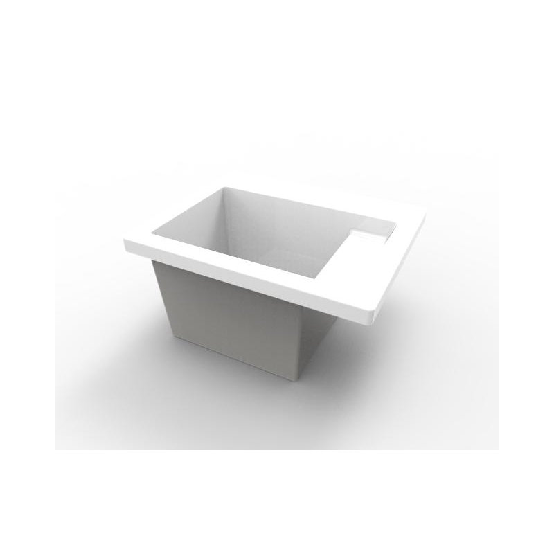 Specialty 26" x 21" Drop in Laundry Sink, White