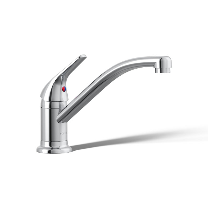 Single Handle Kitchen Faucet, Polished Chrome