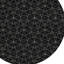 Tapis rond noir 8 po