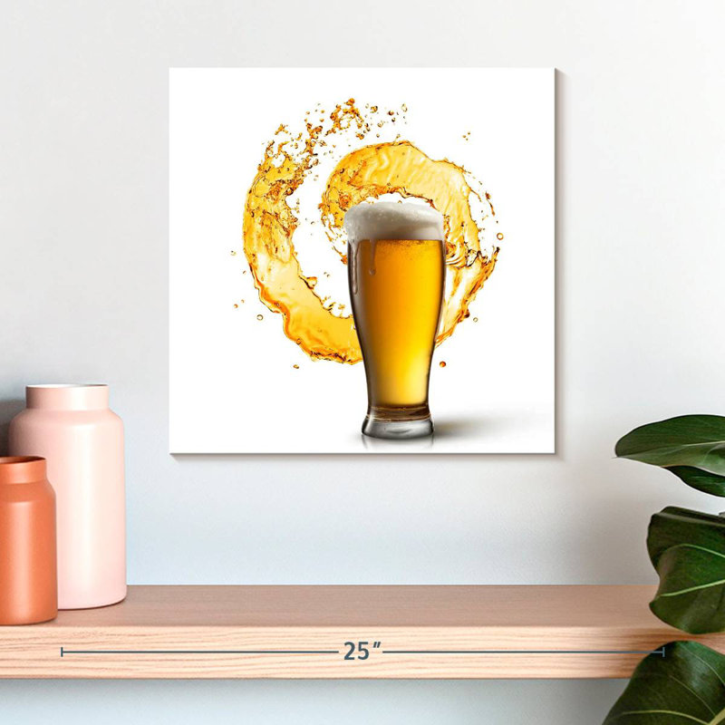 Yarlin Beer Splash, H 16 po x l 16 po