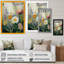 «Painted Blossoming Wildflowers VI», art mural floral-87369277-87369280