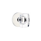 Double Dummy Windsor Crystal Knob with Disk Rose