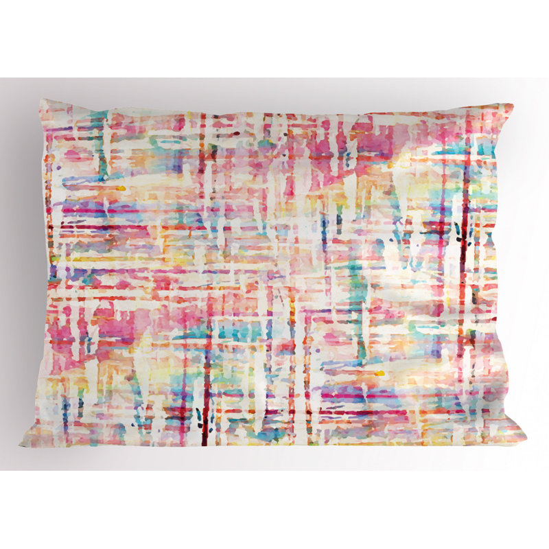 Polyester Abstract Sham Set, Queen