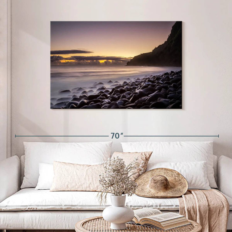 Gillard Waipi'O Island Shores, H 30 po x l 45 po