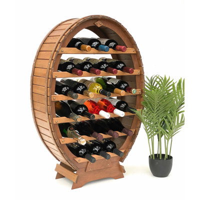 Prouty 24 Bottle Floor Wine Bottle Rack