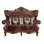 Upholstered 41 " Cotton Blend Loveseat