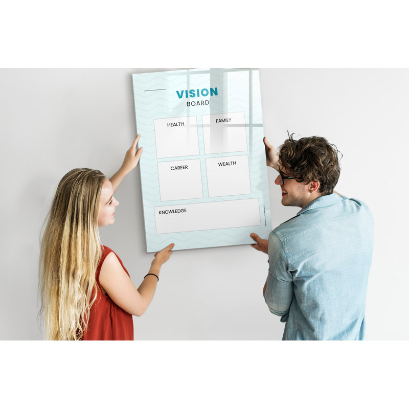 Magnetic Glass Photo Memo Board
