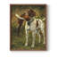 Animal rétro encadré sur papier-12924508-12924507