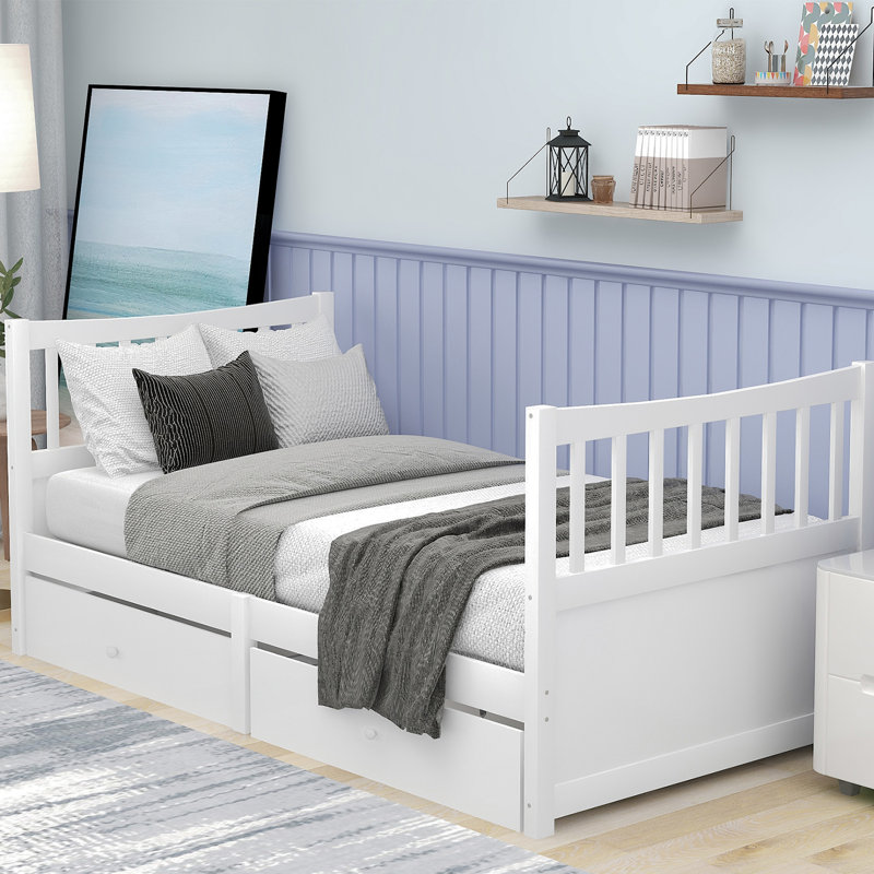 Mcclendon Standard with Storage Included, White