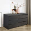 Commode double 6 tiroirs l 55,19 po-1849669729