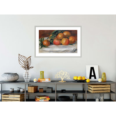Nature morte aux pommes et aux oranges, Pierre-Auguste Renoir, impression giclée sur cadre