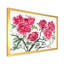 Rétro fleur mauve azalée - peinture sur toile-59709605-59709602