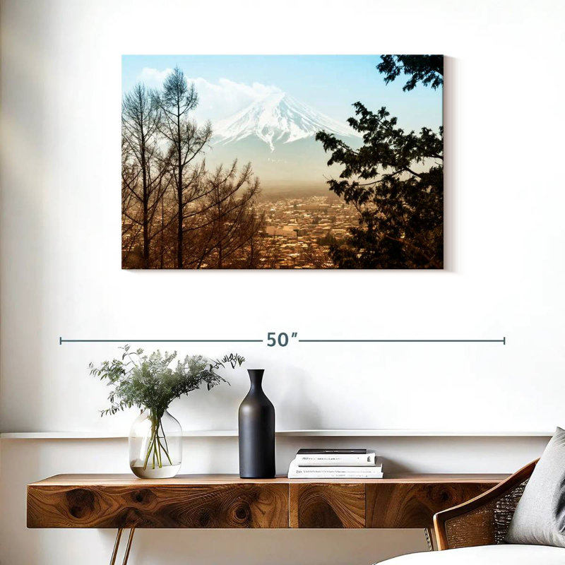 Ravi Mt. Fuji, 24" H x 36" W