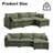 Redenius 4-Piece 112'' Upholstered L-Shape Sectional-1180205585