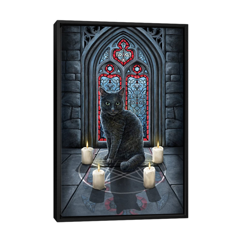 « johnny circle », impression sur toile, H 26 po x l 18 po x P 1,5 po, Toile avec cadre noir