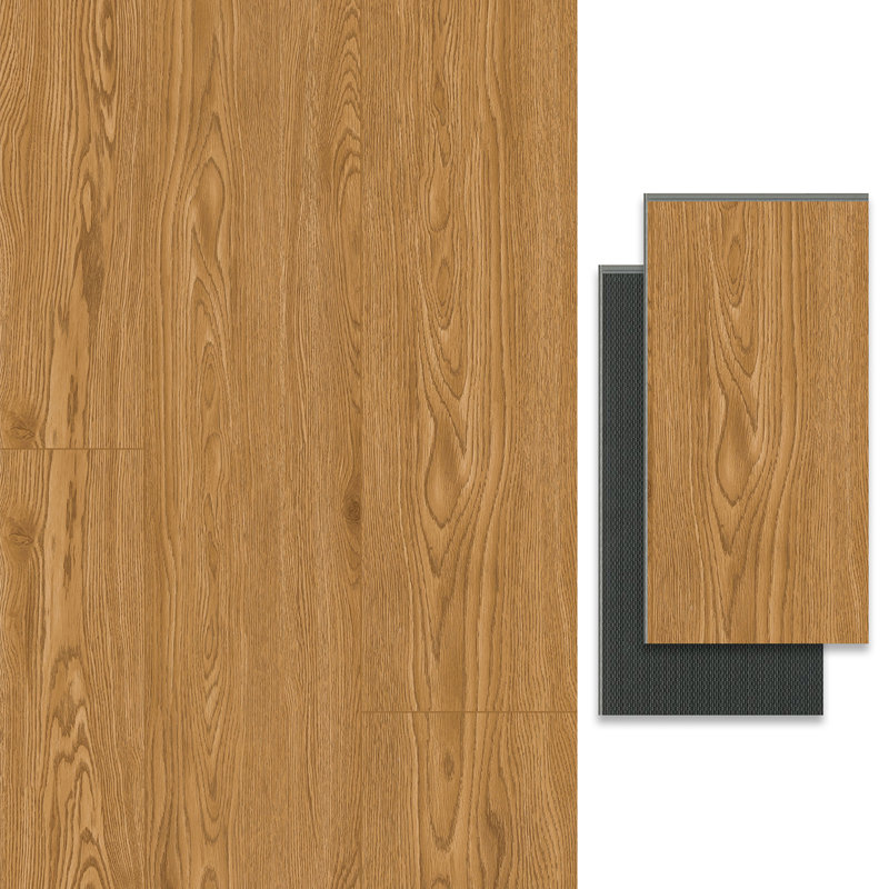 48"X7.17"*5mm Waterproof Rigid Core Luxury Vinyl Plank Flooring, Sunny Oak