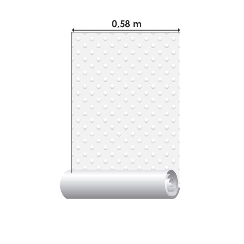 Rouleau de papier peint adhésif Saphira, L 126 po x l 24 po