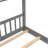 Full Size House Bed Wood Bed, Gray