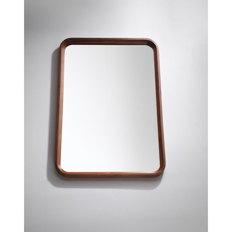 Vela Mirror, Walnut, 35.5" x 23.5"