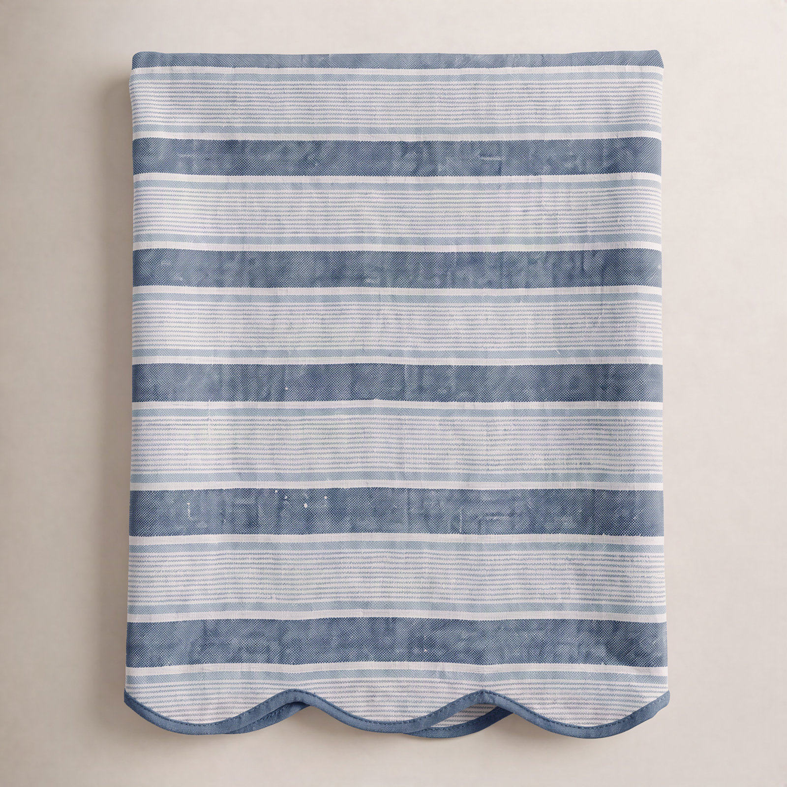 Cabana Stripe 120" Tablecloth, Ocean