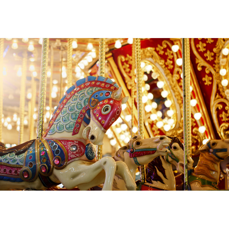 Carousel Horse by Wekwek, 24" H x 36" W