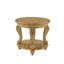 Table d'appoint ronde de 22 pouces avec table d'appoint et tablette